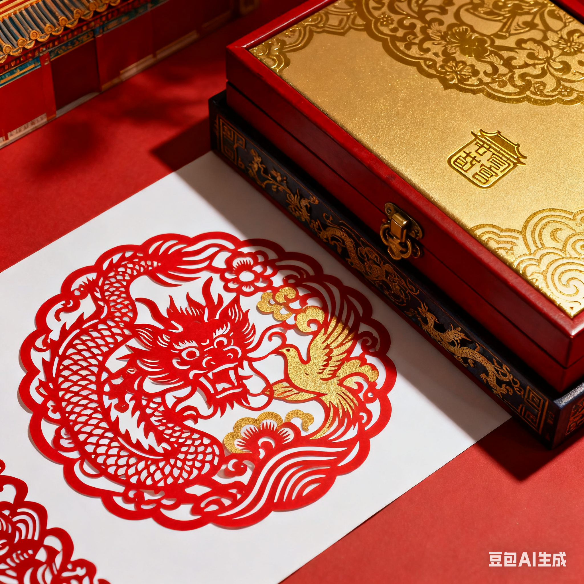 Palace Museum Intangible Heritage Paper-Cutting Set