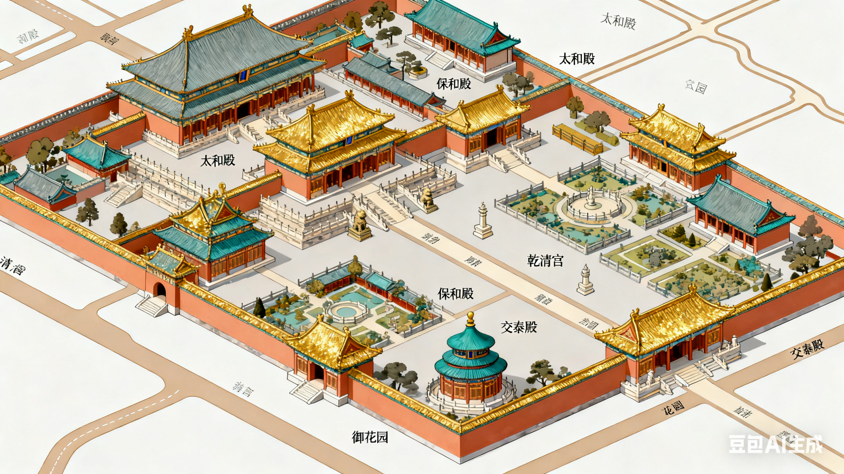 Layout Map of the Palace Museum